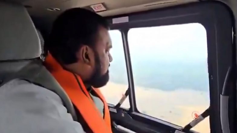 India News | Bihar CM Conducts Aerial Survey of Flood-hit Areas, Reviews Rescue and Relief Ops