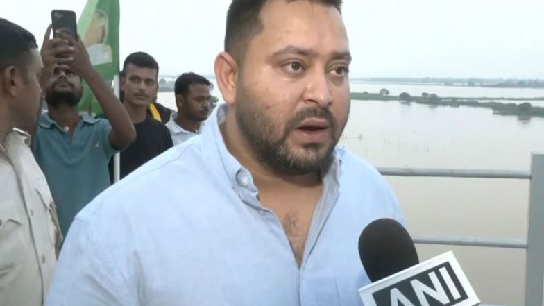 India News | Tejashwi Yadav Says People Struggling for Drinking Water, Movement Amid Floods