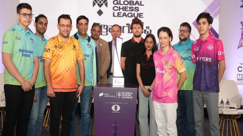 Sports News | GCL Season 4 Trophy Unveiled by World’s Top Chess Stars