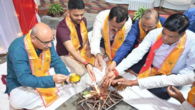 India News | Varanasi: Krishna Janmotsav Celebrated with Joy and Devotion at Bareka Stadium