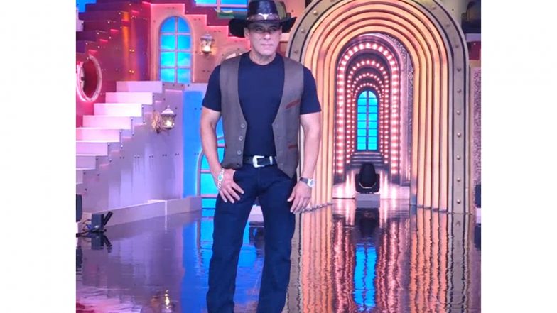 Entertainment News | Salman Khan Poses on Bigg Boss Sets Ahead of Premiere, Loses Cool at Paps During Shoot