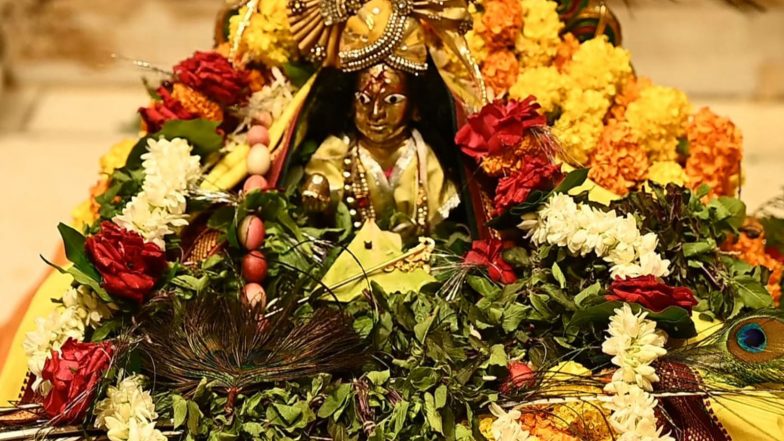 India News |  Uttar Pradesh: Laddu Gopal Appears with Shri Vishweshwar During Mangal Aarti at Kashi Vishwanath Dham