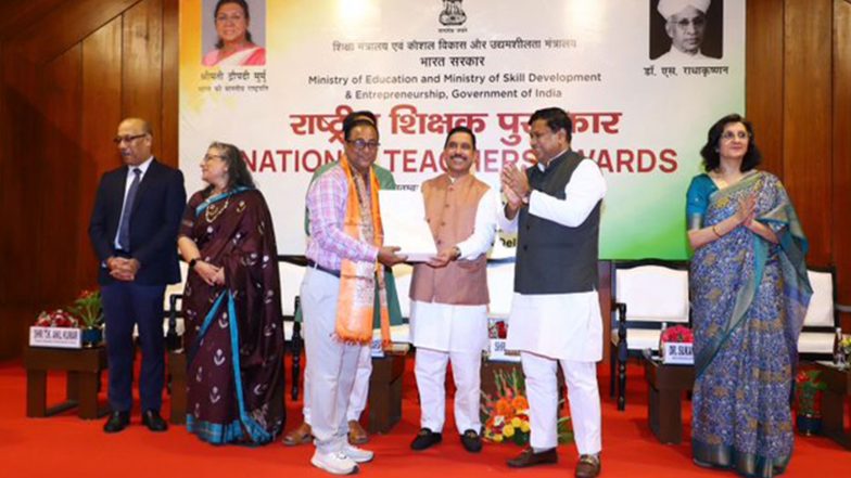 India News | Pralhad Joshi Interacts with 82 Recipients of National Teachers' Awards 2026 on Teachers' Day