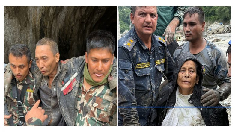 World News | Nepal Floods: Two People Including Foreign National Rescued Alive