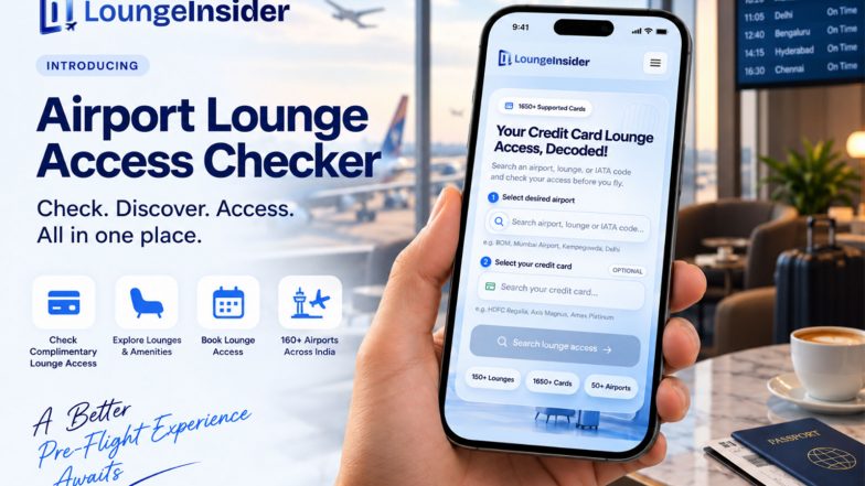Business News | LoungeInsider Introduces an Airport Lounge Access Checker for Air Travellers
