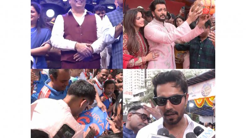 Entertainment News | Mumbai: Govinda, Riteish Deshmukh, Randeep Hooda, Suryakumar Yadav Take Part in Dahi Handi Celebrations