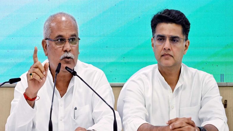 India News | Big Reshuffle in AICC:  Social Justice, Representation in Focus; Baghel Replaced by Pilot as Punjab Incharge