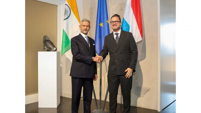 World News | Luxembourg Deputy PM Bettel to Visit India, to Meet EAM Jaishankar During Stay