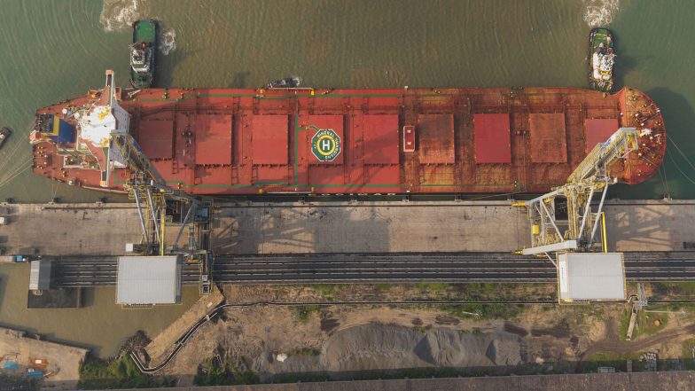 India News | Paradip Port Achieves Major Milestone, Berths First Capesize Vessel with 16.5-Meter Draft