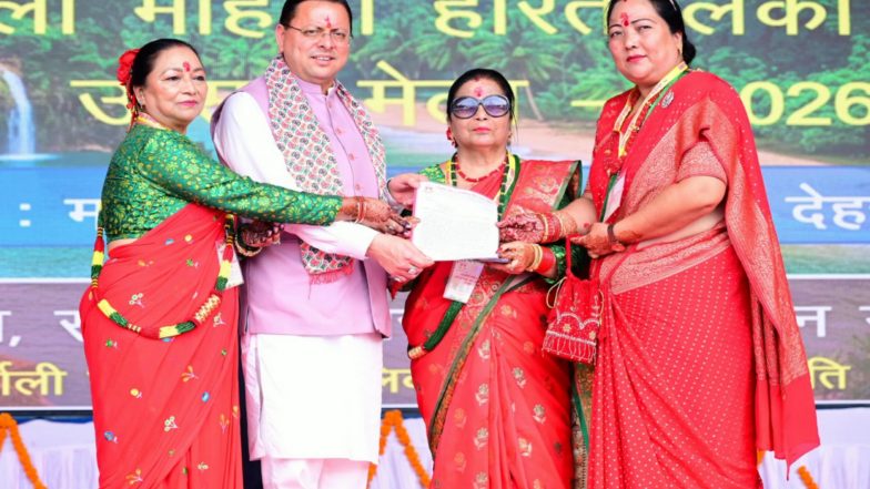 India News | Uttarakhand CM Dhami Attends Gorkhali Women’s Hartalika Teej Festival in Dehradun