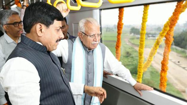 India News | Union Minister Manohar Lal Shares Video of Indore Metro Priority Corridor–2 Inauguration, Says Madhya Pradesh is Heart of the Country