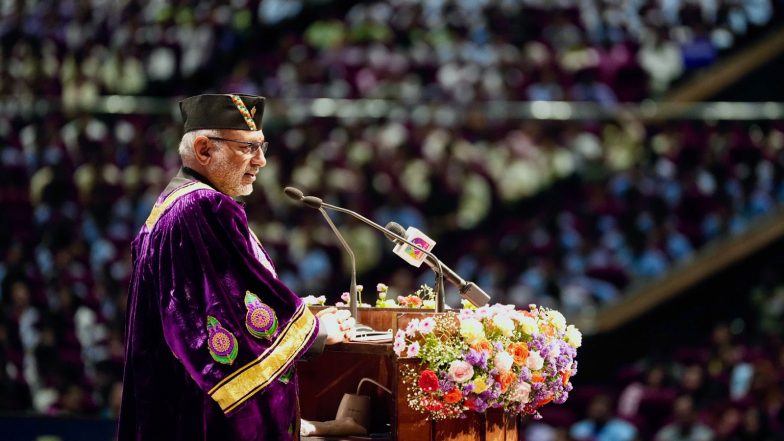 India News | Vice President CP Radhakrishnan Attends SSUHS Convocation in Guwahati