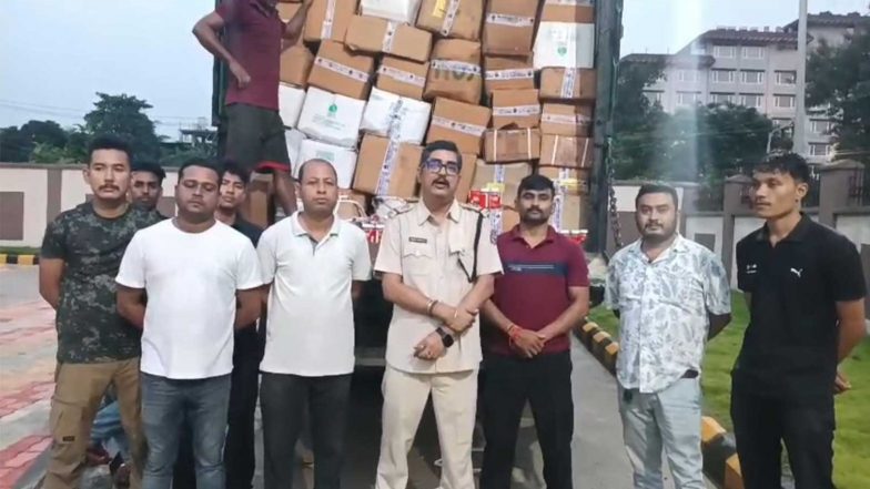 India News | Assam Excise Department Seizes 800 Cartons of Illicit Liquor
