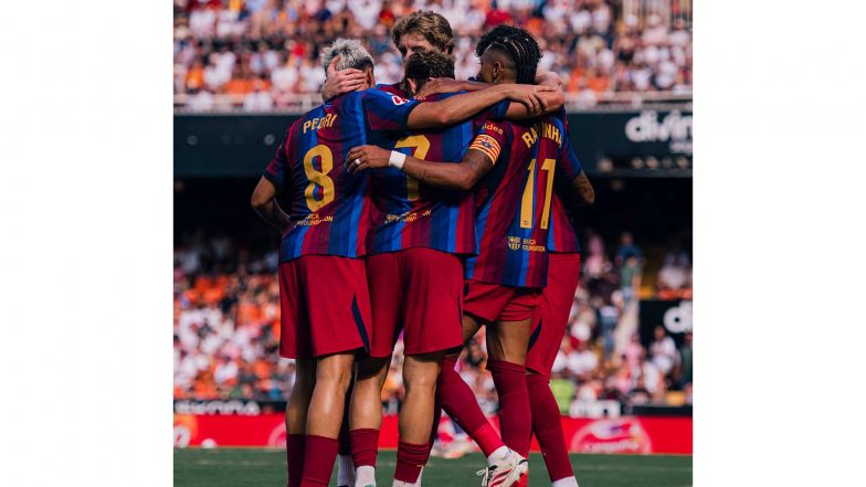 Sports News | La Liga: Yamal, Raphinha and Pedri Star as Barcelona Thrash Valencia 5-0