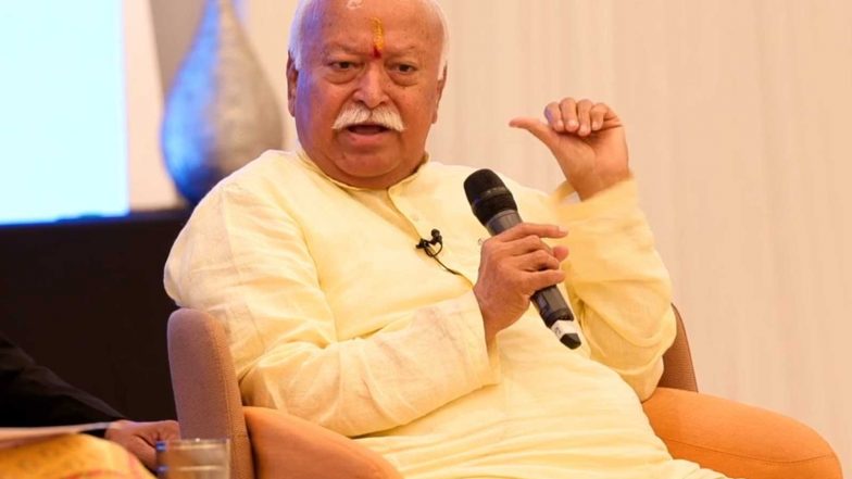 World News | Purpose of Hindu Rashtra is to Give Truth to World That Diversity is Natural, Unity is Truth: RSS Chief Mohan Bhagwat in London 