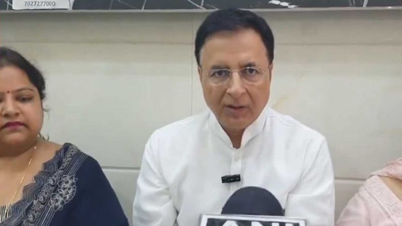 India News | Congress' Surjewala Accuses Haryana Govt of ‘stubbornness, Arrogance’ over Sanitation Workers’ Strike