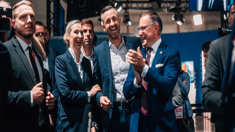 World News | Germany's Far-right AfD Projected to Win Eastern State Saxony-Anhalt Election: Exit Polls