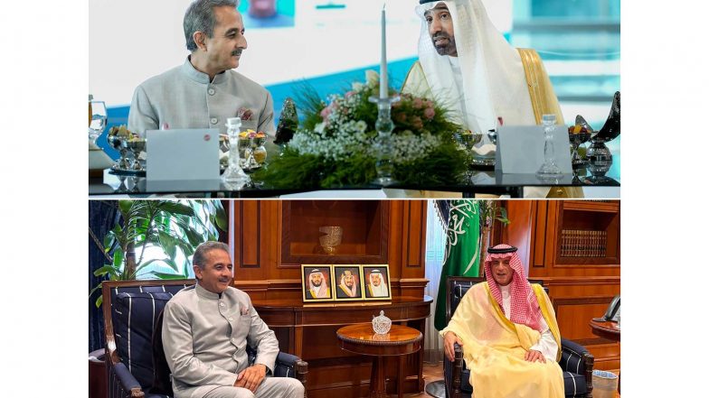 World News | MoS MEA Kirti Vardhan Singh Discusses Strengthening India-Saudi Cooperation Across Climate Action, Manpower 