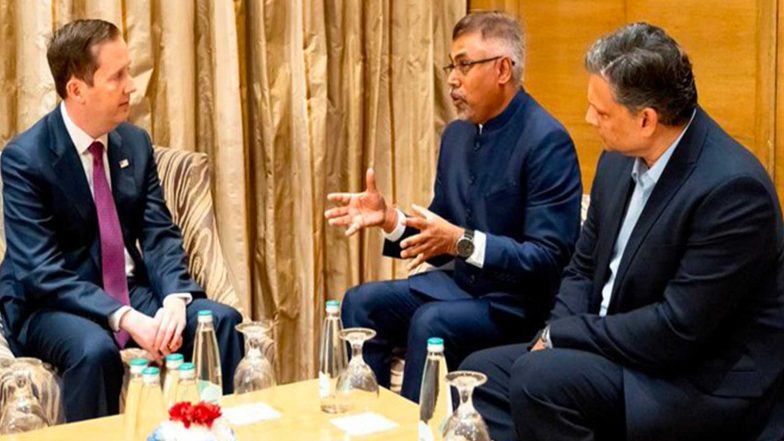 World News | US Envoy Sergio Gor Holds Talks with Amazon Executives on Expanding India Footprint