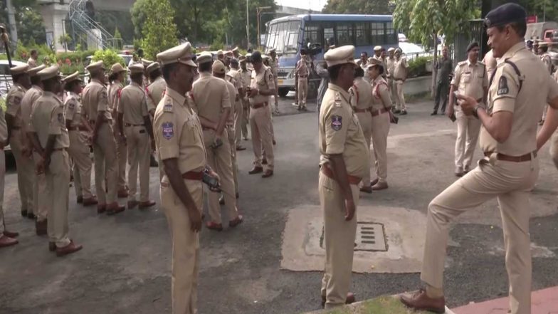 India News | Security Tightened Outside Telangana Assembly as Session Begins Today
