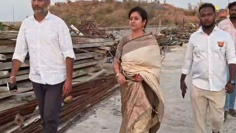 India News | AP: BJP Leader Sadineni Sharma Visits Veligonda Project's Gottipatiya Dam, Thanks PM Modi for Supporting Irrigation Initiative