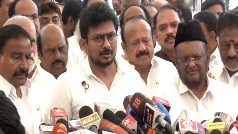 India News | Udhayanidhi Stalin Hits Back at CM Vijay over DMK Corruption Charges in Assembly, Says “allegation Must Be Proven”
