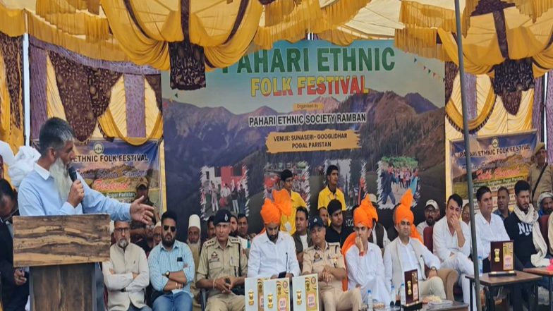 Entertainment News |  Pahari Ethnic Folk Festival Promotes Indigenous Culture, Tourism Potential in J-K's Ramban