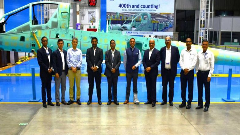 India News | Tata Boeing Aerospace Delivers 400 “made in India” Apache Fuselages    