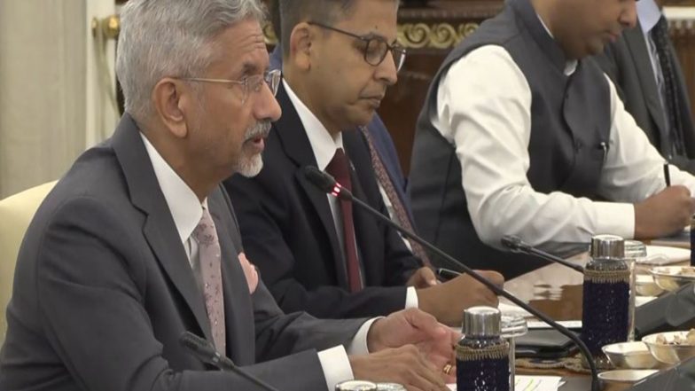 World News | EAM Jaishankar Highlights Trade, Investment, Financial Cooperation During Meet with Luxembourg Dy PM Xavier Bettel