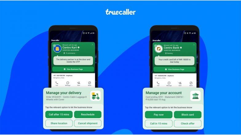Business News | Truecaller Expands Enterprise Suite; Allows Consumers to Communicate with Businesses with Just a Tap
