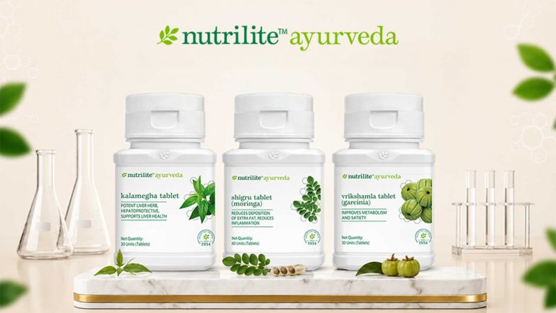 Business News | Amway India Strengthens Its India Growth Story: Bets Big on Product Innovation with the Launch of Nutrilite Ayurveda
