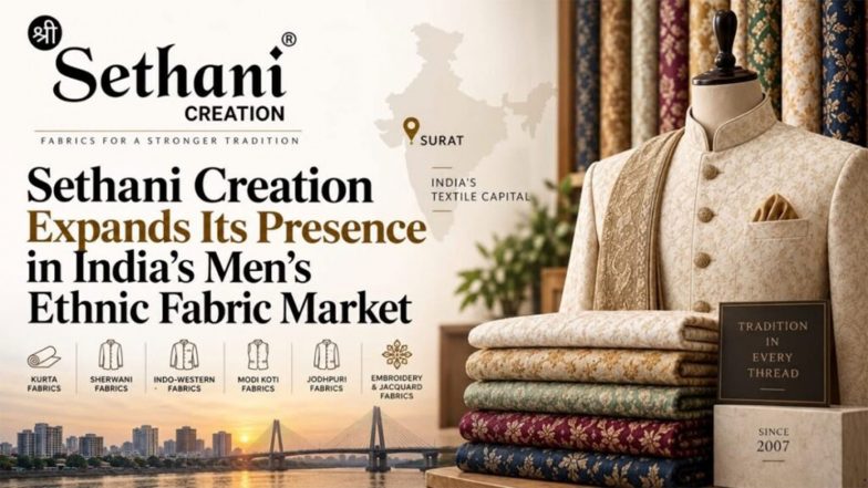 Business News | Sethani Creation Expands Its Presence in India’s Men’s Ethnic Fabric Market