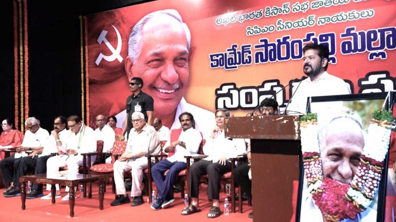 India News | Telangana CM Urges Communist Parties to Join Hands with Congress, Alleges Anti-BJP Votes Being Deleted Through SIR