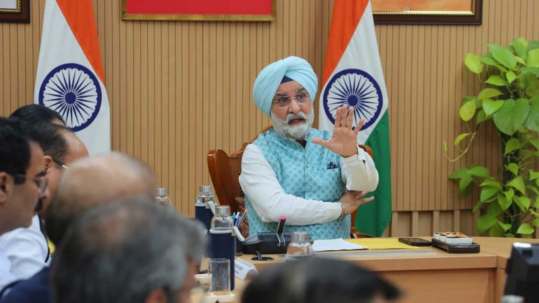 India News | Delhi LG Chairs Review Meeting with CM, Emphasizes Strict Enforcement Against Unsafe Buildings