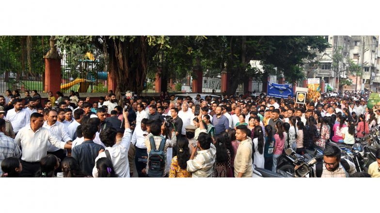 India News | ‘Namo for Viksit Bharat Padayatra' Organised in Vadodara Ahead of PM Modi's Visit 