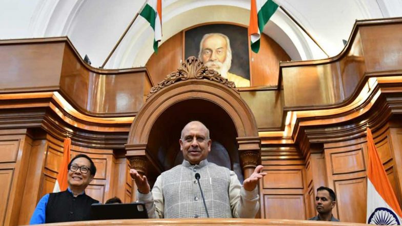 India News | “Declining Participation, Meaningful Debate Pose Major Challenge to Legislative Democracy”: Delhi Speaker Vijender Gupta