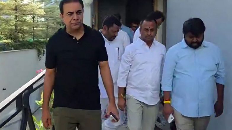 India News | Telangana Assembly: KTR Moves Adjournment Motion Notice over Alleged Police Assault on BRS MLAs
