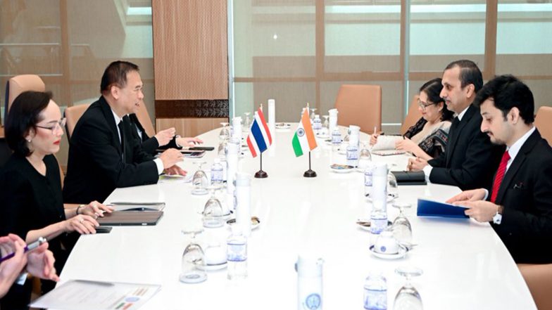 World News | India and Thailand Discuss Further Strengthening of Strategic Partnership
