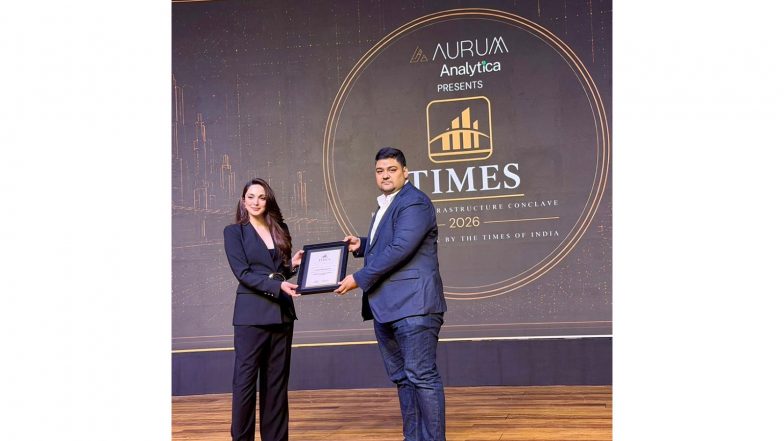 Business News | Neyaz Khalid Noor Honoured at Times Realty & Infrastructure Conclave 2026