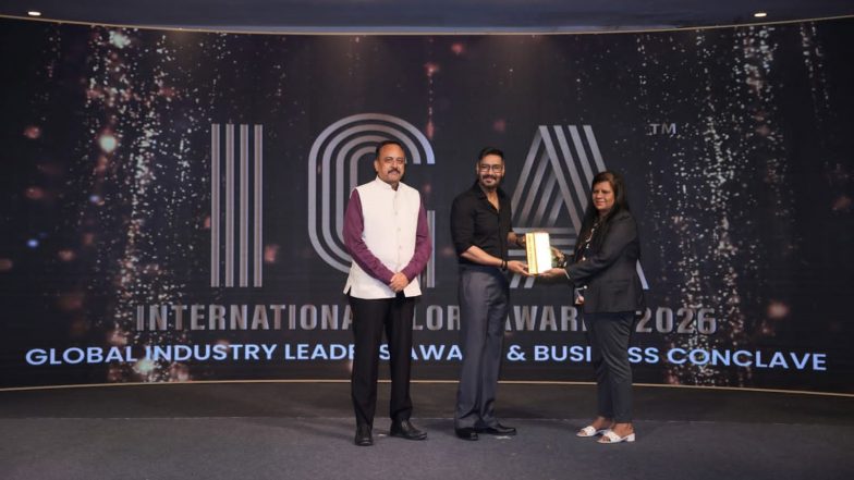 Business News | EcoHaven Furniture Honoured at IGA 2026, Felicitated by Ajay Devgn