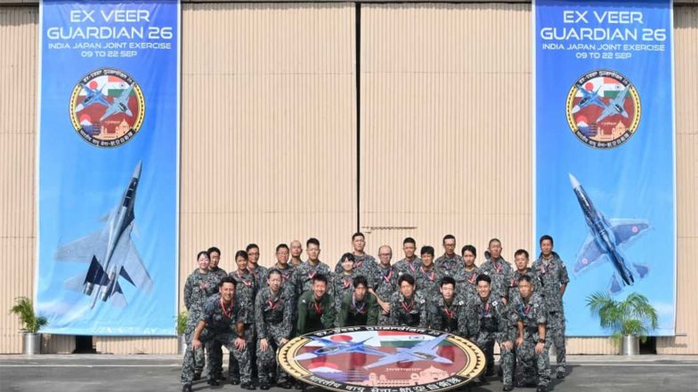 India News | ‘Veer Guardian’ Air Exercise Between IAF, Japan Air Self-Defence Force Begins Tomorrow   