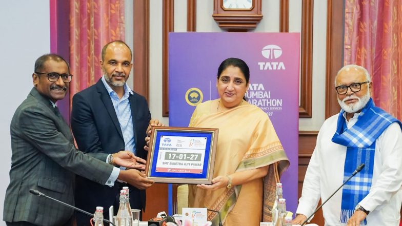 Sports News | Maharashtra Dy CM Unveils Tata Mumbai Marathon 2026 Socio-economic and Health Impact Report