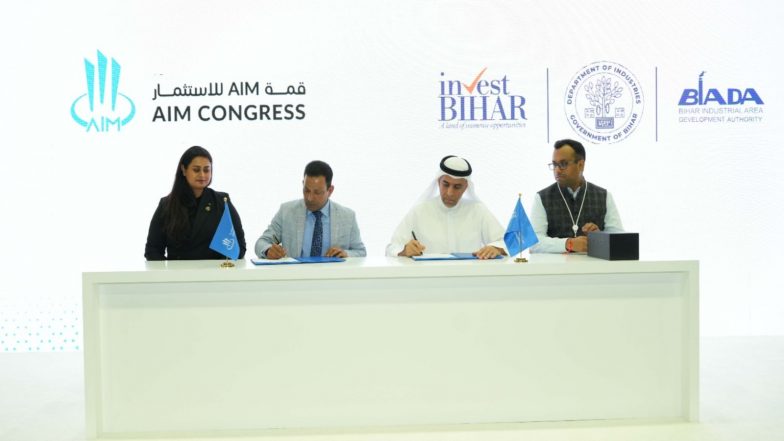 World News | MoU Exchanged Between Industries Department, Government of Bihar and AIM Global Foundation 