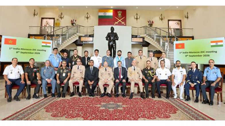 World News | Fresh Impetus to India-Morocco Defence Cooperation: Inaugural Joint Defence Committee Meeting Held in New Delhi