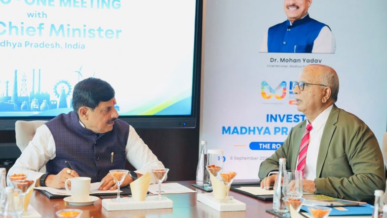 World News | AIM Congress 2026: MP CM Meets Choithram Group Chairman in Dubai, Eyes Global Market Access for State's Farm Produce