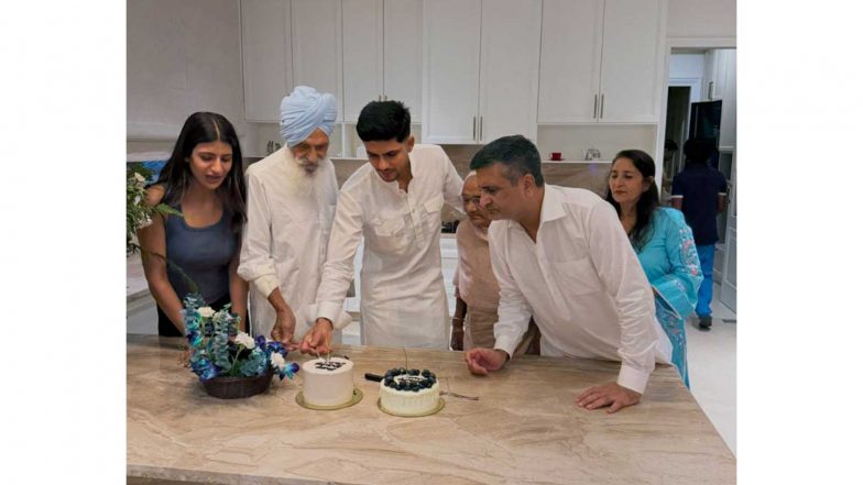 Sports News | Shubman Gill Celebrates 27th Birthday with Family, Posts Pictures
