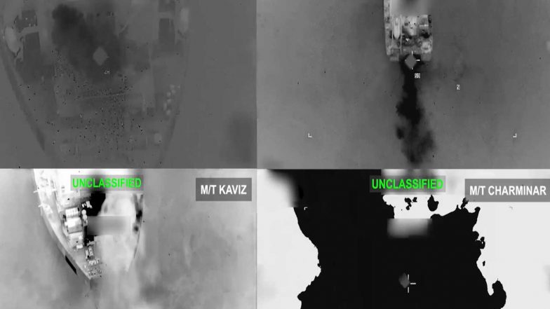 World News | US Destroys Five Iranian Oil Tankers in Response to Ballistic Missile Attacks on Navy Warship