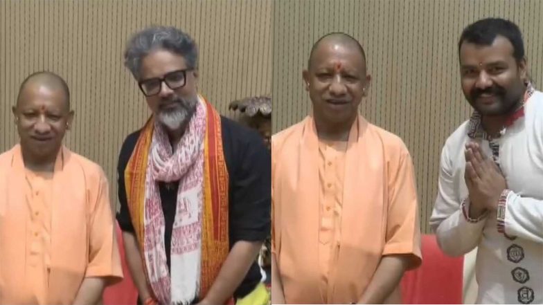 Entertainment News | ‘Hanuman Ansh’ Director Vishal Chaturvedi, Actor Shobhinaw Satyaa Meet UP CM Yogi Adityanath
