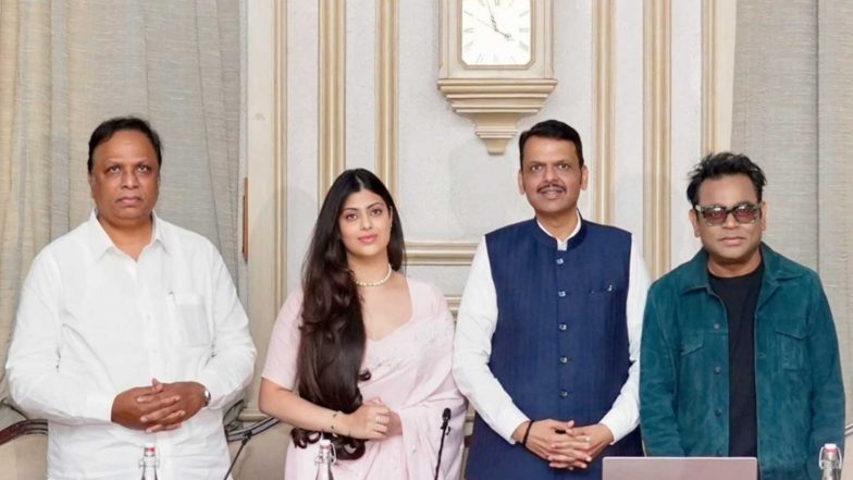 Entertainment News | Maharashtra CM Devendra Fadnavis Releases Special Tribute Song in Memory of Asha Bhosle, Composed by AR Rahman