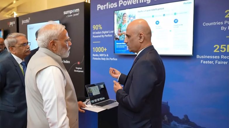 Business News | PM Narendra Modi Witnesses Perfios' Showcase of the AI-Powered Future of Banking at GFF 2026